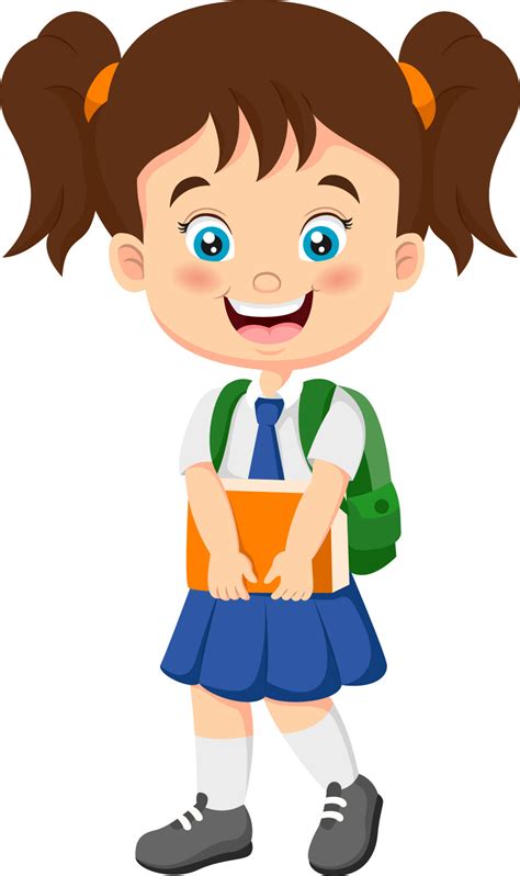 school girl cartoon images|More.